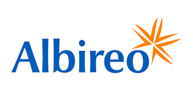 Large logo of Albireo Pharma