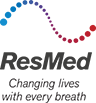 Large logo of ResMed Healthcare