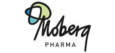 Large logo of Moberg Pharma