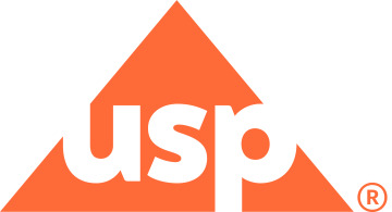 Large logo of Pharmacopeia (USP)