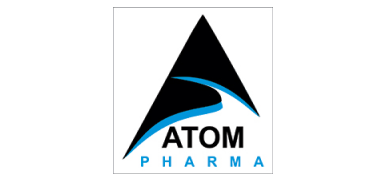 Large logo of Atom Pharma